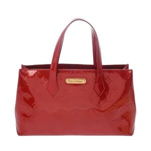 Louis Vuitton Monogram Vernis Wilshire Pomme dAmour Handbag